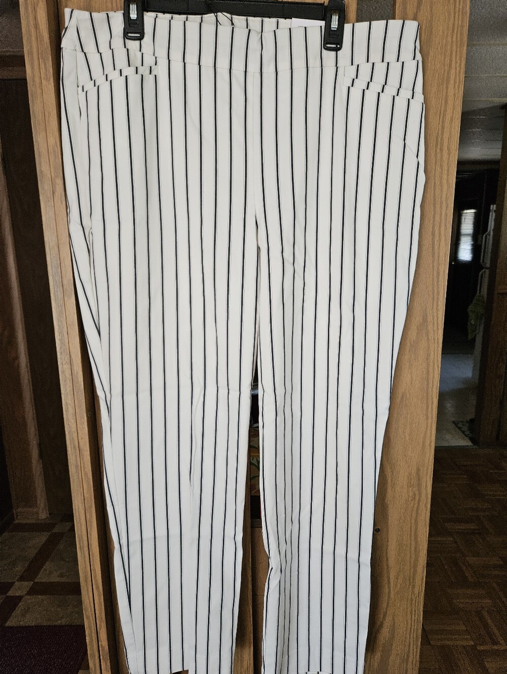 NWT Chicos Sz 16T/3T Striped Trousers